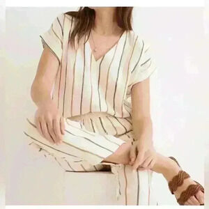 Madewell shirt medium brown tan Lightspun Westing Shirt